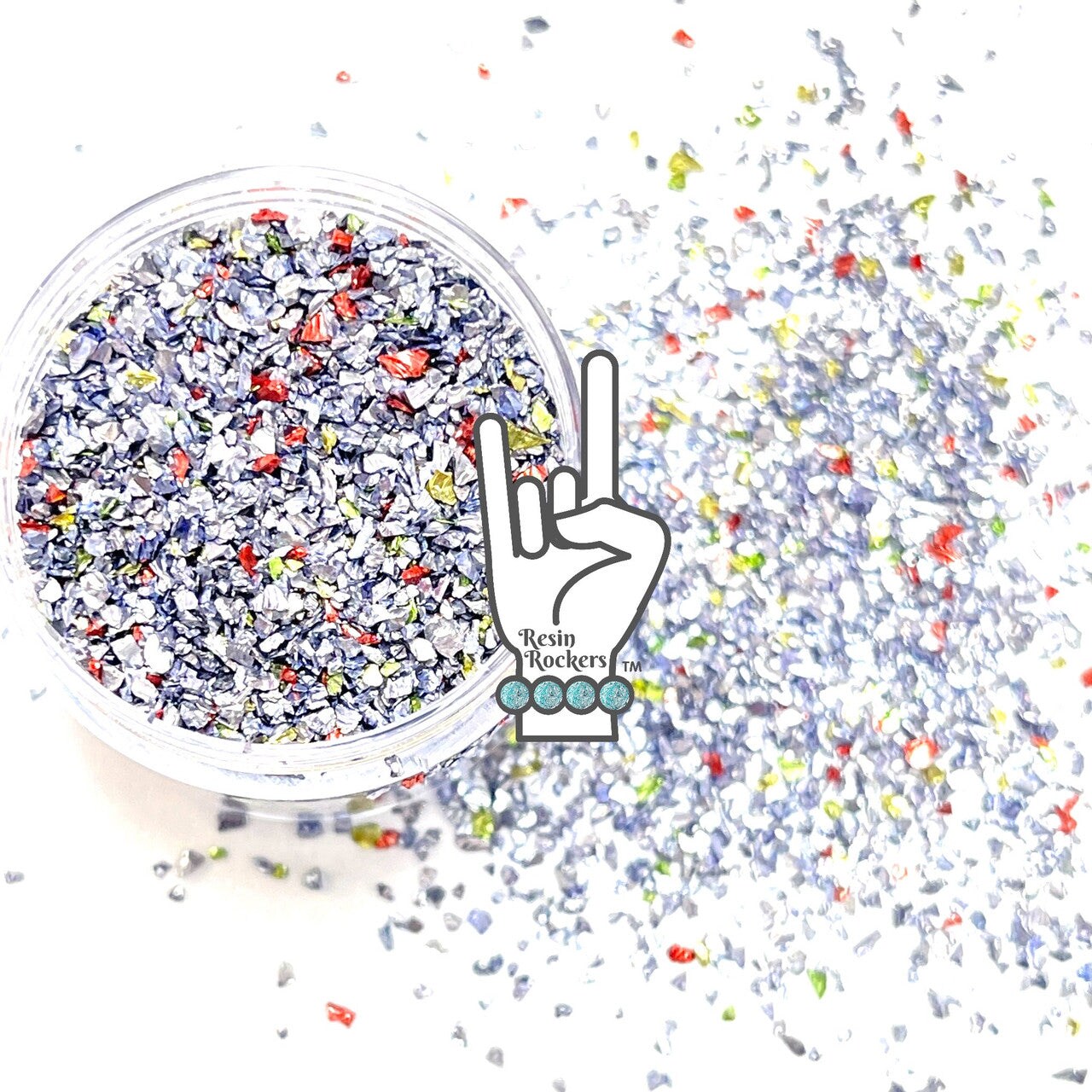 Bam Bam Premium Grade German Glass Glitter Mix for Epoxy and UV Resin Art